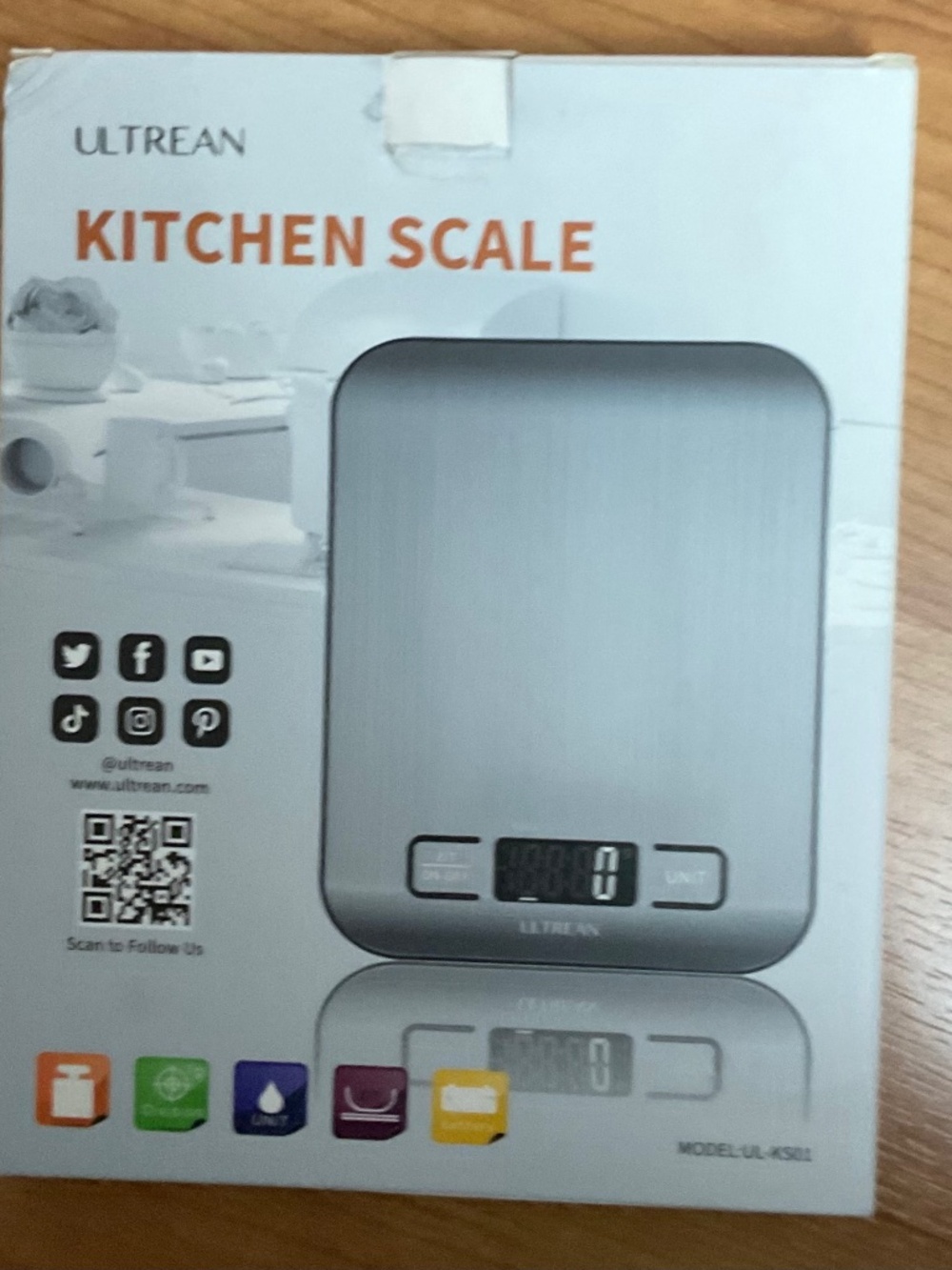 Ultrean Kitchen Scale Model : UL-KS01